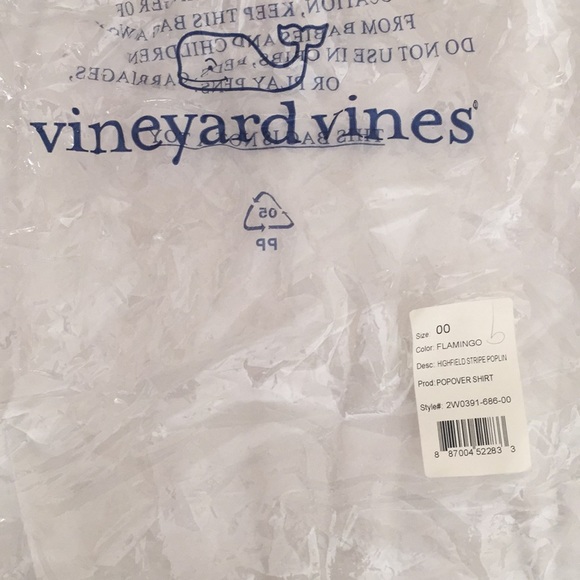 Vineyard Vines Highfield Stripe Poplin Popover - Picture 6 of 6